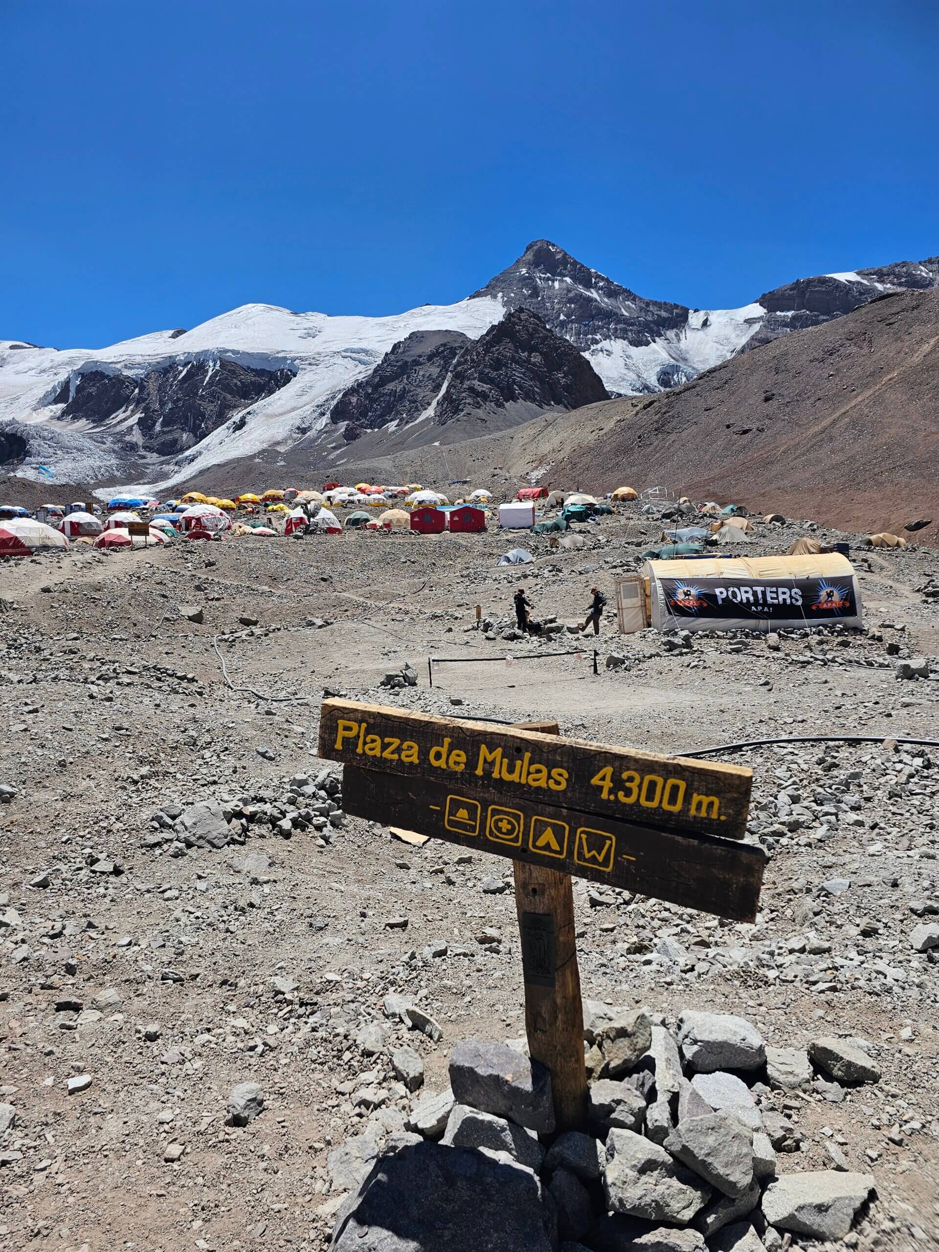 Campamento base del Aconcagua